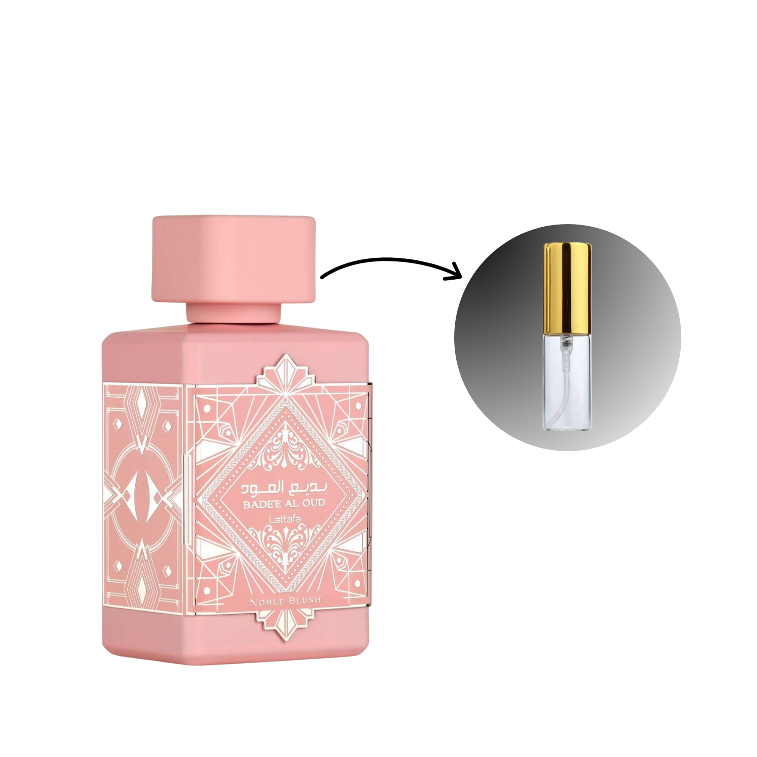 LATTAFA - Bade Al Oud Noble Blush EDP - Decant