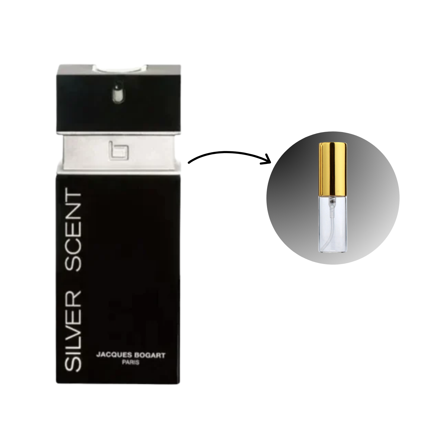 JACQUES BOGART -Silver Cent EDT - Decant