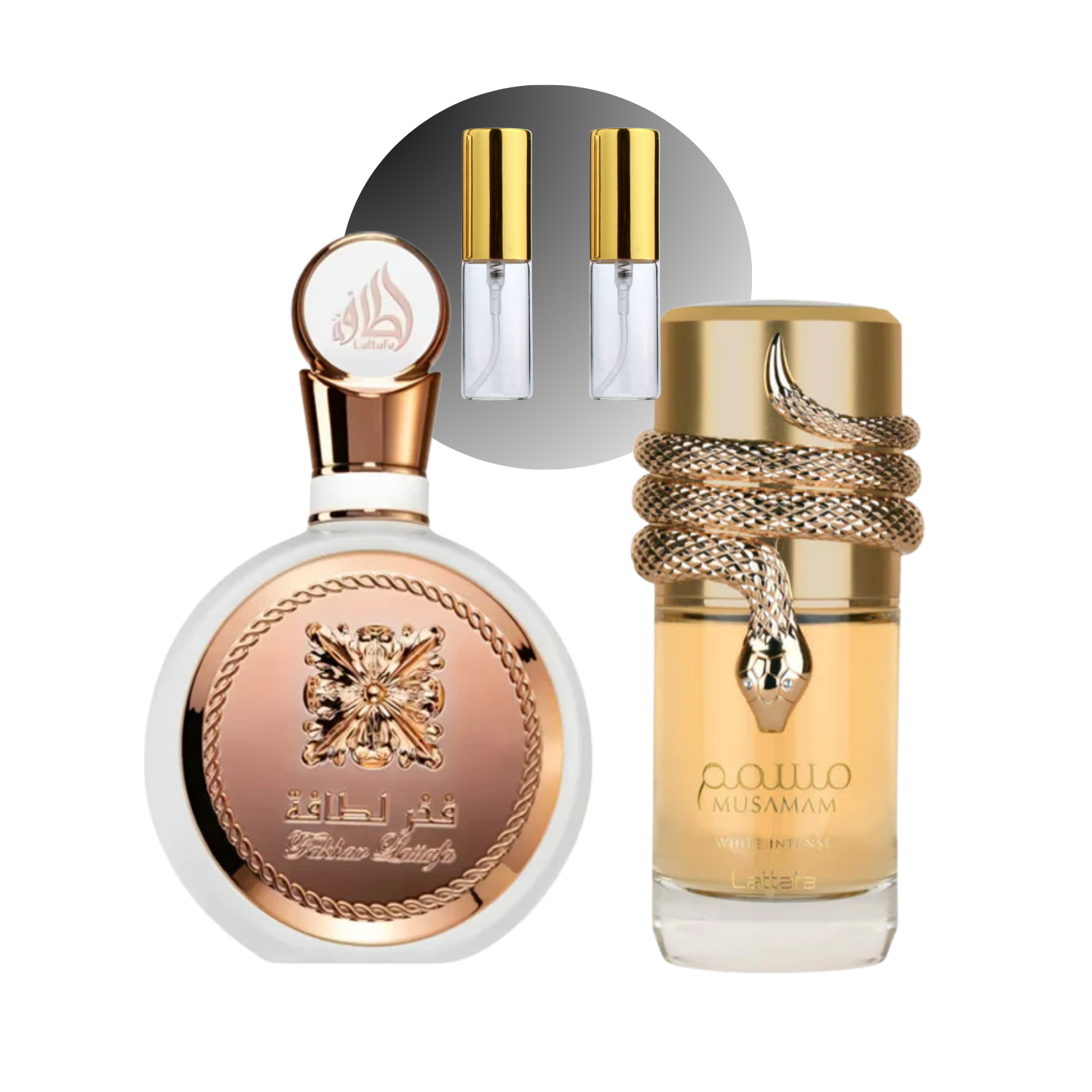 Kit Desejo Intenso - Fakhar Rose + Musamam White Intense