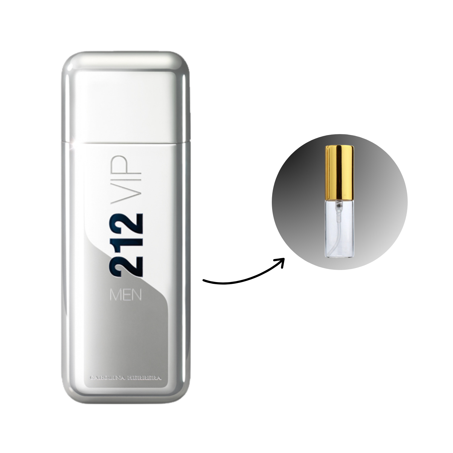 CAROLINA HERRERA - 212 Vip Men EDT - Decant