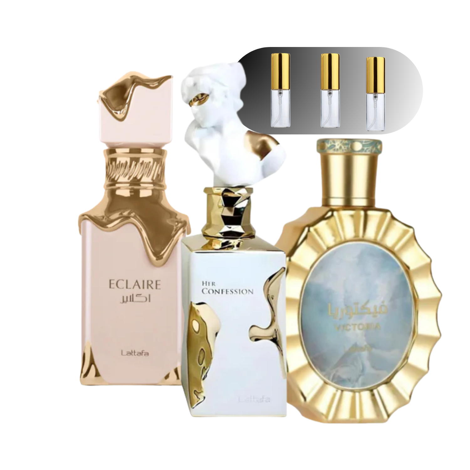 Kit Doce Obsessão - Eclaire + Her Confession + Victoria